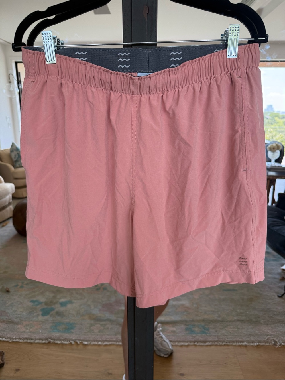 Free Fly Apparel Men's Hybrid Shorts - Dusty Rose Pink
